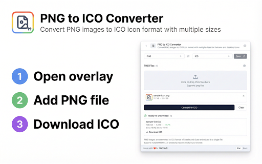PNG to ICO screenshot