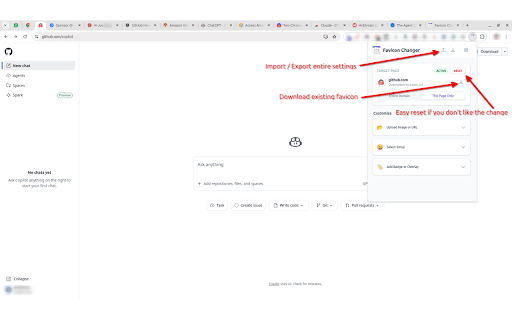 Favicon Changer Ultimate screenshot