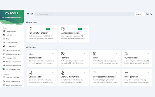 IT Tools screenshot