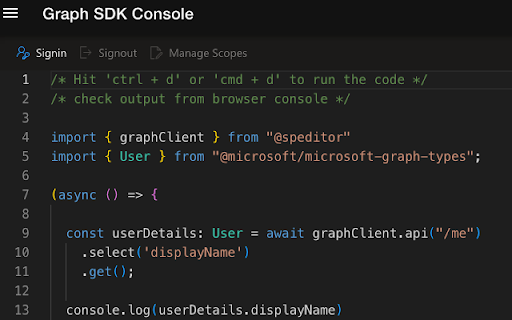 SP Editor screenshot