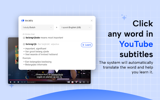 Vocably: Translate and Learn with Flashcards screenshot