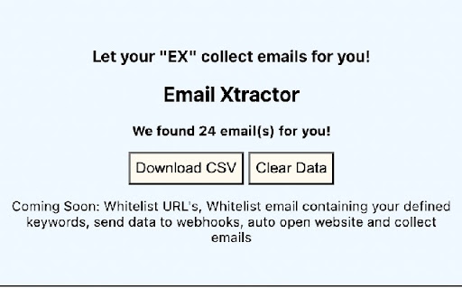 Email Xtractor screenshot