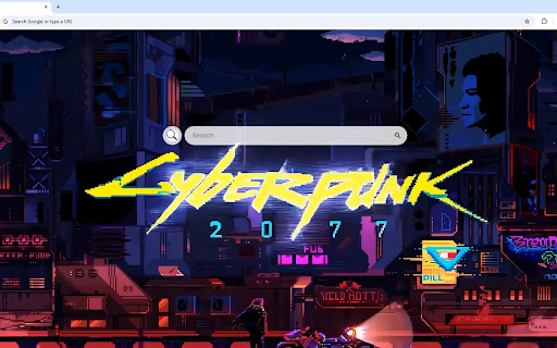 Cyberpunk 2077 Retro Live Wallpaper screenshot