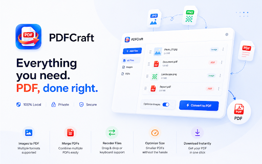 PDFCraft — Image to PDF & PDF Merge screenshot