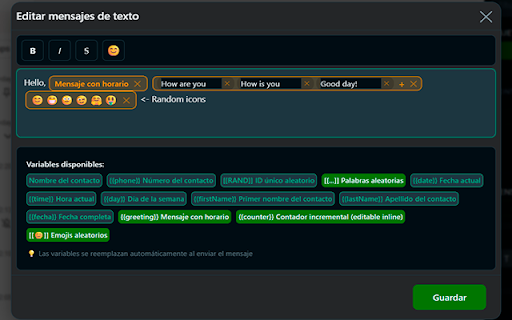 Vision - WhatsApp Marketing screenshot