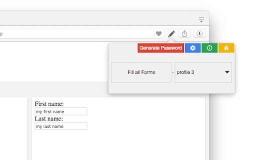 AutoFill Forms screenshot