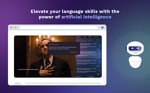 Language Reactor transformed: fueled by AI screenshot
