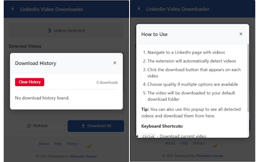 LinkedIn Video Downloader screenshot