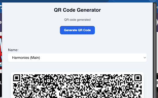 BG Catalog QR Code Generator screenshot