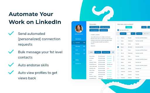 Octopus - All-in-One LinkedIn Automation screenshot