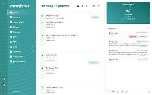 Study Tools voor Magister screenshot