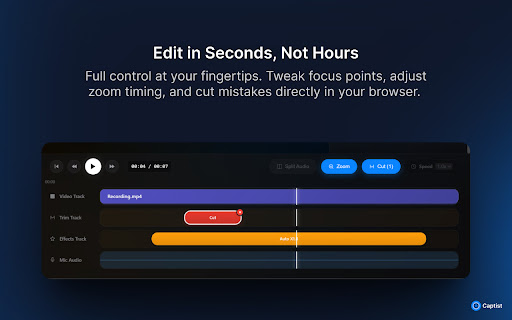 Captist - Screen Recorder & Auto Zoom screenshot