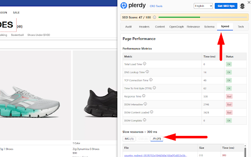 Plerdy SEO Analyzer screenshot