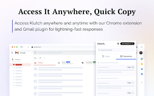 Canned Responses & Company Wiki - Klutch screenshot