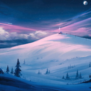 Winter Falling Star Live Wallpaper icon