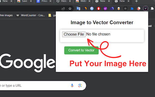 Image to Vector Converter screenshot