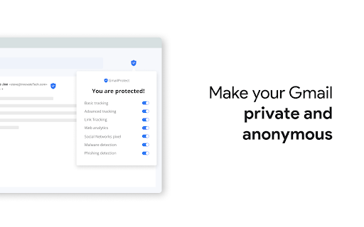 MailProtect: Protect your Gmail privacy for free. screenshot