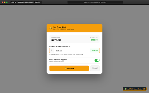 PriceWatch - Price Tracker & Coupon Finder screenshot