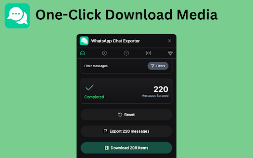 Chat Exporter screenshot