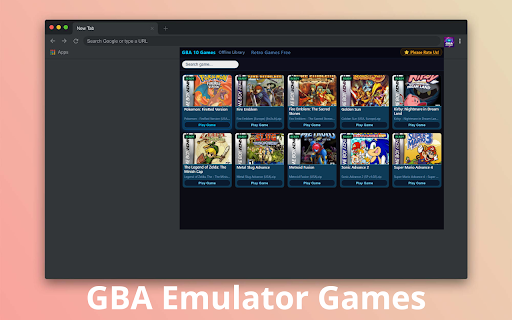 GBA Emulator Games screenshot