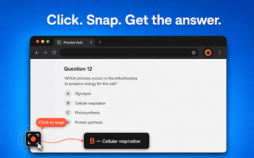 SnapGPT: AI Homework Help & Quiz Solver for Canvas, Blackboard & More screenshot