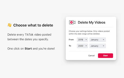 Delete All My Videos on TikTok™ screenshot