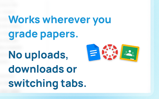 VibeGrade: AI Teaching, Grading Assistant in Google Docs, Canvas, and more screenshot