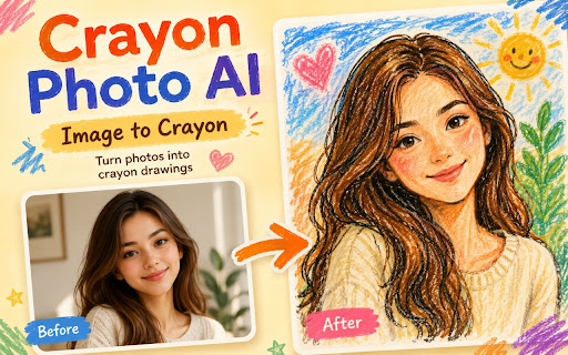 Crayon Photo AI - Best Crayon Art Generator screenshot