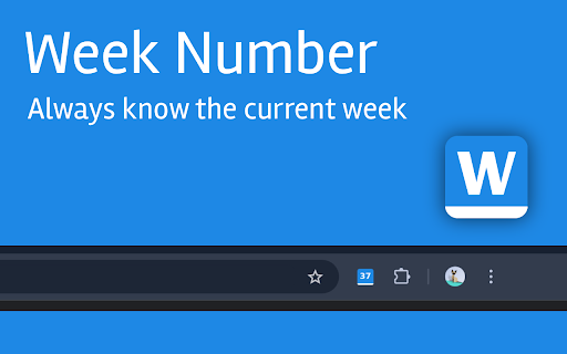 Week Number Now screenshot