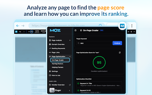 MozBar screenshot