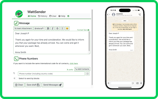 WA-Sender screenshot