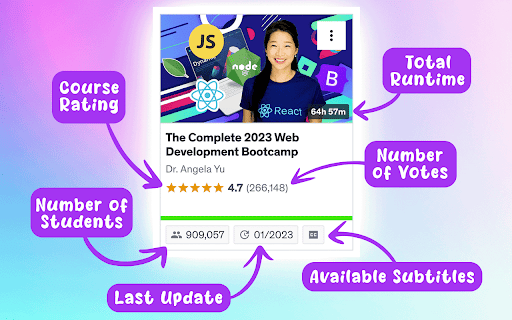 Udemy - Improved Course Library screenshot