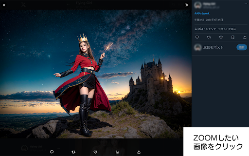 ZOOM IMAGE for X(Twitter) screenshot