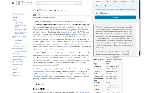 VU Education Lab AI Assistant for Teachers screenshot