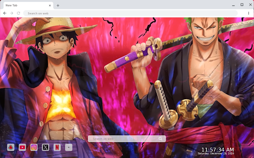 Luffy X Zoro One Piece Live Wallpaper screenshot