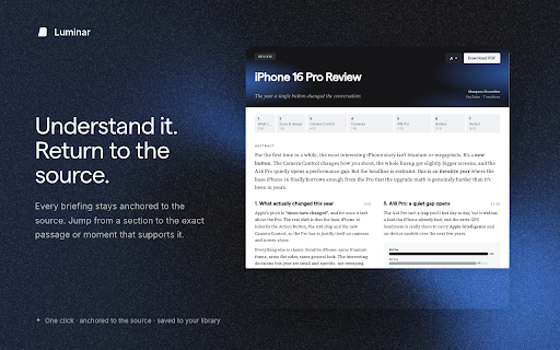Luminar: Your Reading System screenshot