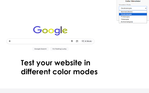 Color Blindness Simulator screenshot