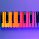 Colorful Piano Live Wallpaper icon
