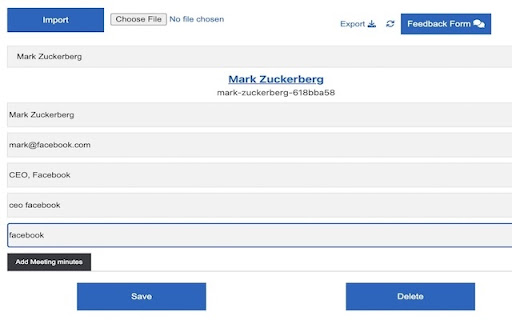 Contact Master screenshot