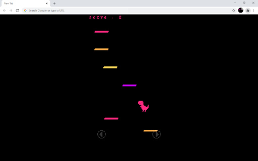 T Rex Doodle Jump Game screenshot