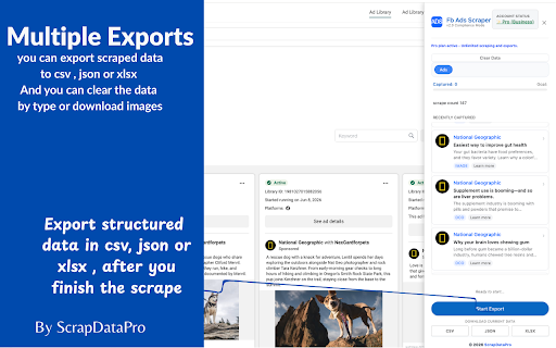 FB Ads Scraper - Facebook Ads Scraper screenshot