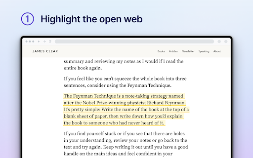 Readwise Highlighter screenshot