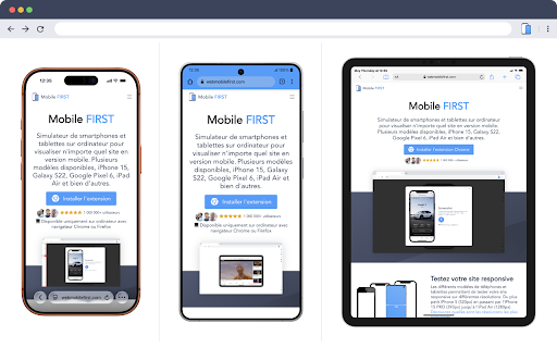 Mobile simulator - responsive testing tool screenshot