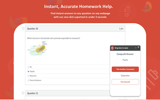 Campus AI - Canvas AI Homework Help screenshot