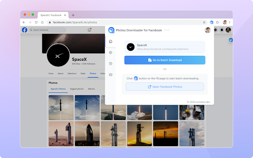 Photos Downloader for Facebook screenshot
