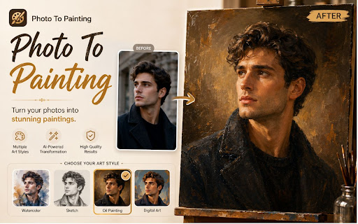 Photo To Painting - AI Art Converter screenshot
