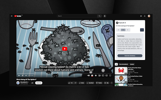 Copsule - ChatGPT Youtube Summary screenshot