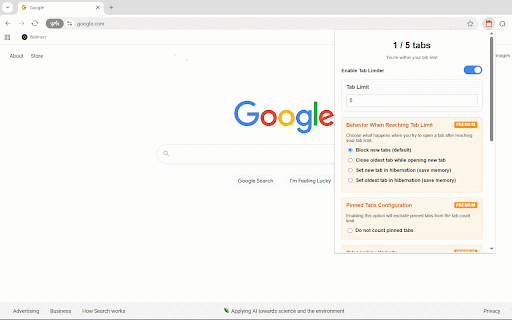 TabLimit Pro - Smart Tab Limiter screenshot