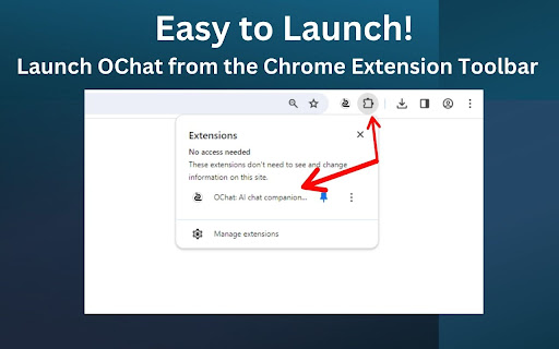 OChat: AI chat companion for WhatsApp & more. screenshot