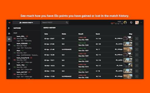 Repeek (formerly FACEIT Enhancer) screenshot